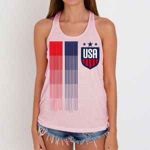 USA Women's Soccer Women's Knotted Racerback Tank