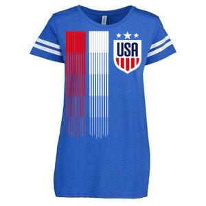 USA Women's Soccer Enza Ladies Jersey Football T-Shirt