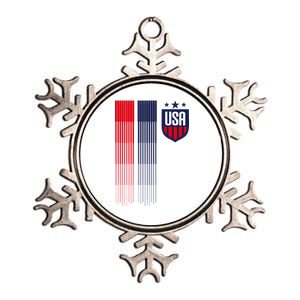 USA Women's Soccer Metallic Star Ornament