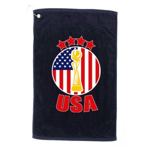 USA Women's Soccer Championship Platinum Collection Golf Towel