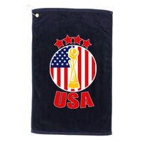 USA Women's Soccer Championship Platinum Collection Golf Towel