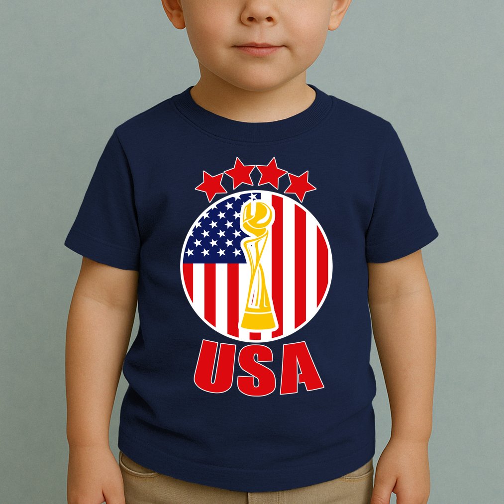 USA Women's Soccer Championship Toddler T-Shirt