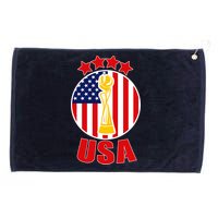 USA Women's Soccer Championship Grommeted Golf Towel