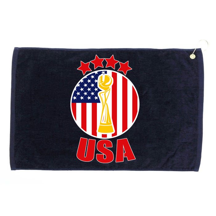 USA Women's Soccer Championship Grommeted Golf Towel