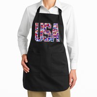 USA World Flags Pattern Apron
