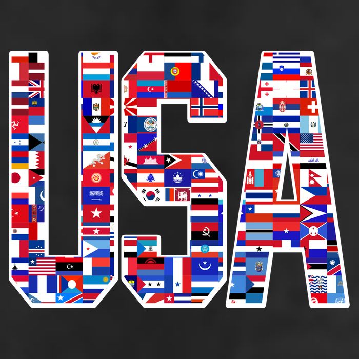 USA World Flags Pattern Tumbler