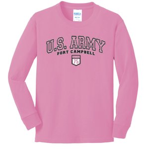 United States Army Fort Campbell 75 Kids Long Sleeve Shirt