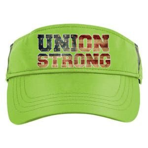 Union Strong And Solidarity Gift Adult Drive Performance Visor