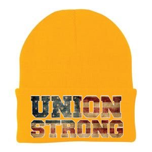 Union Strong And Solidarity Gift Knit Cap Winter Beanie