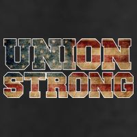 Union Strong And Solidarity Gift 7 Panel Mesh Trucker Snapback Hat