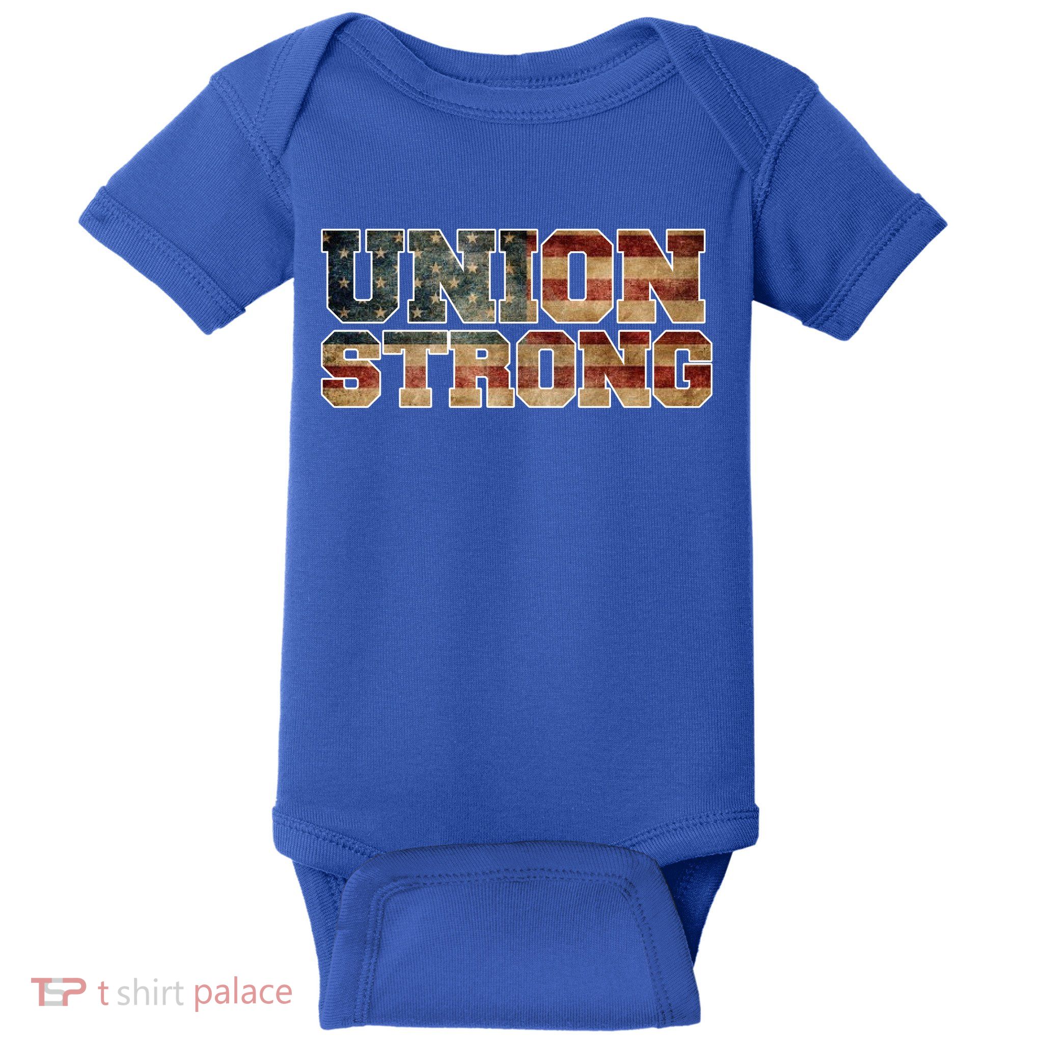 Union Strong And Solidarity Gift Baby Bodysuit