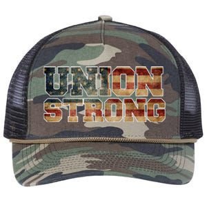 Union Strong And Solidarity Gift Retro Rope Trucker Hat Cap