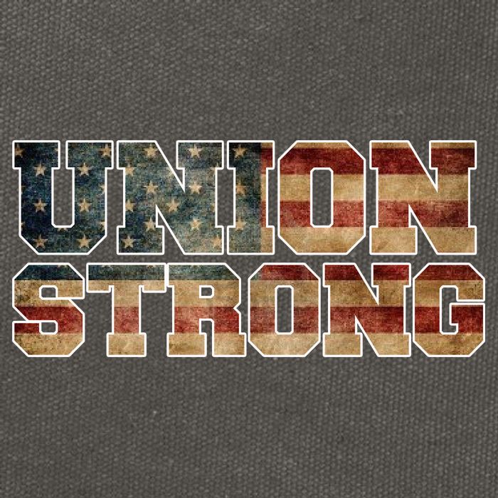 Union Strong And Solidarity Gift Cotton Canvas Backpack