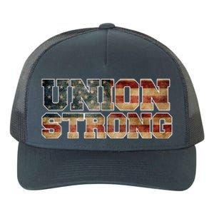 Union Strong And Solidarity Gift Yupoong Adult 5-Panel Trucker Hat