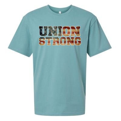 Union Strong And Solidarity Gift Sueded Cloud Jersey T-Shirt