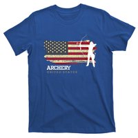 United States Archery American Flag Bow Arrow Cool Gift T-Shirt