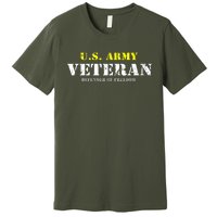 U S Army Proud Army Veteran Vintage Premium T-Shirt