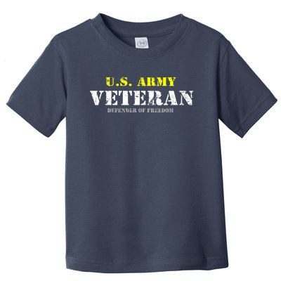 U S Army Proud Army Veteran Vintage Toddler T-Shirt