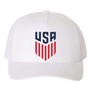 USA Soccer America Flag Football Retro Yupoong Adult 5-Panel Trucker Hat