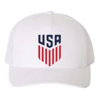 USA Soccer America Flag Football Retro Yupoong Adult 5-Panel Trucker Hat