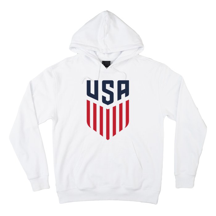 USA Soccer America Flag Football Retro Hoodie