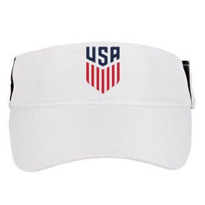 USA Soccer America Flag Football Retro Adult Drive Performance Visor