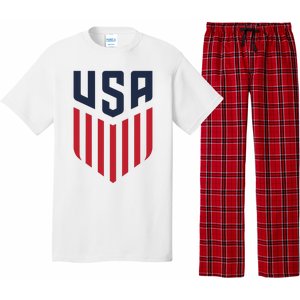 USA Soccer America Flag Football Retro Pajama Set