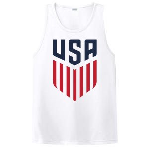 USA Soccer America Flag Football Retro PosiCharge Competitor Tank