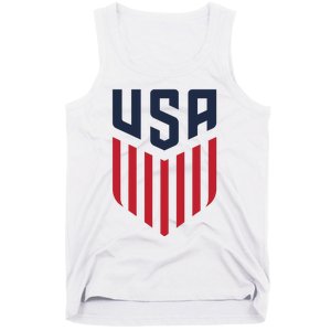 USA Soccer America Flag Football Retro Tank Top