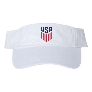 USA Soccer America Flag Football Retro Valucap Bio-Washed Visor