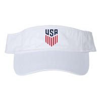 USA Soccer America Flag Football Retro Valucap Bio-Washed Visor