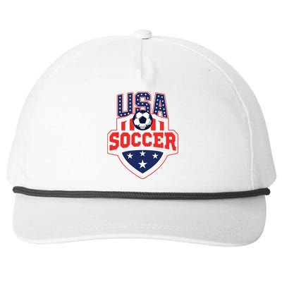 USA Soccer - American Flag Football Player Snapback Five-Panel Rope Hat