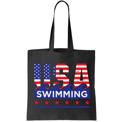 Usa Swimming Artwork For A Swimmer Bag