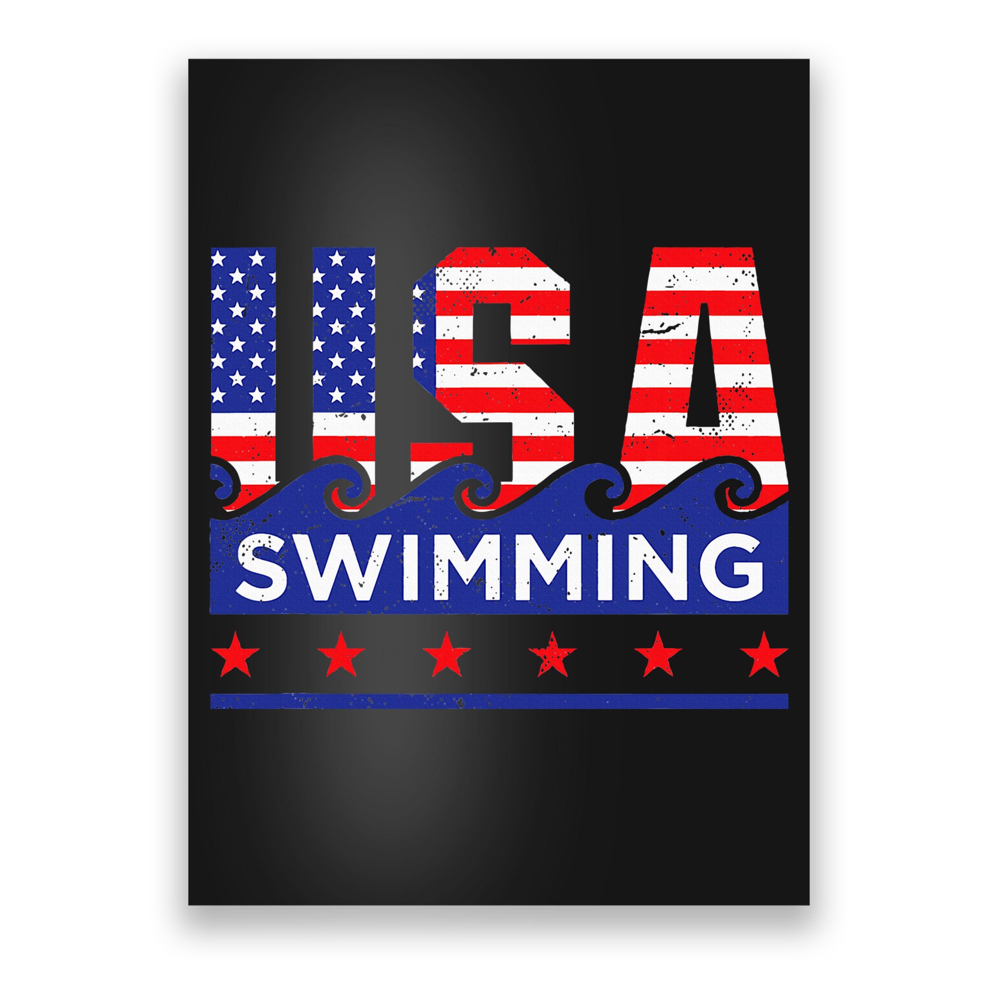 Usa Swimming Artwork For A Swimmer Poster