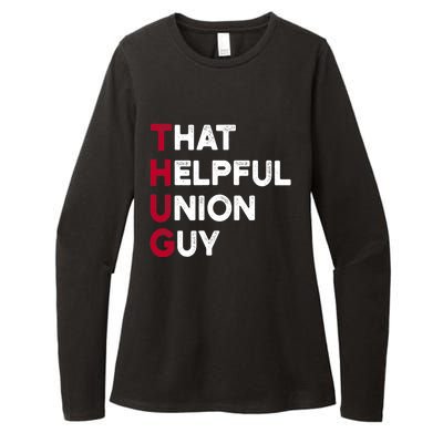 Union Strong and Solidarity - Union Thug Womens CVC Long Sleeve Shirt