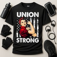 Union Strong And Solidarity Union Proud Labor Day Cooling Performance Crew T-Shirt