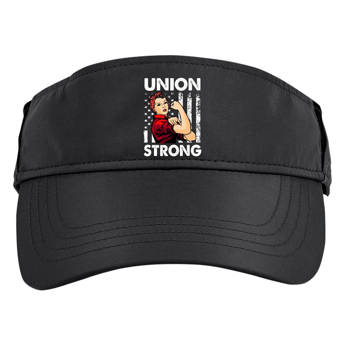 Union Strong And Solidarity Union Proud Labor Day Adult Drive Performance Visor