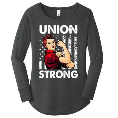 Union Strong And Solidarity Union Proud Labor Day Women's Perfect Tri Tunic Long Sleeve Shirt