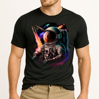 United States Astronaut With Rockets Cooling Performance Crew T-Shirt