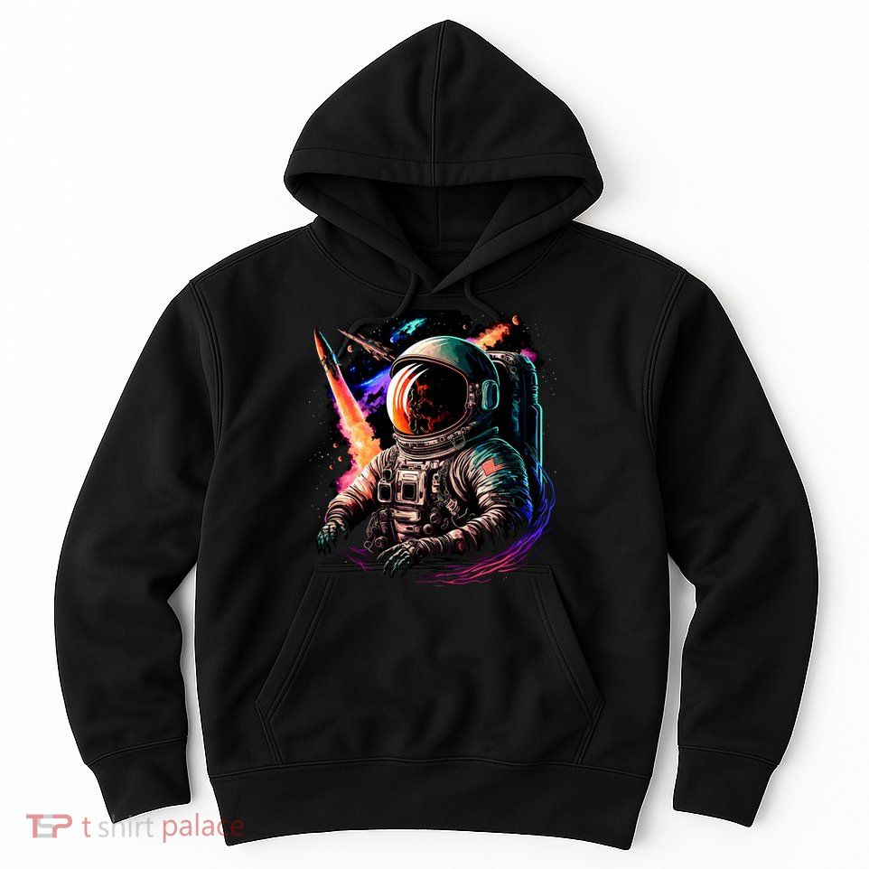 United States Astronaut With Rockets Hoodie