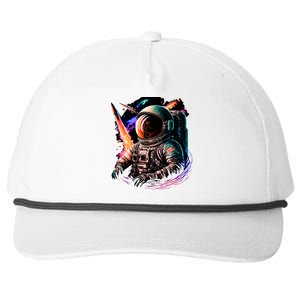 United States Astronaut With Rockets Snapback Five-Panel Rope Hat