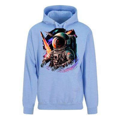 United States Astronaut With Rockets Unisex Surf Hoodie