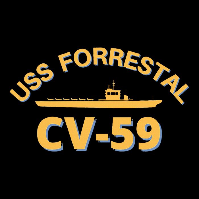 United States Aircraft Carrier Cv59 Uss Forrestal Backpack