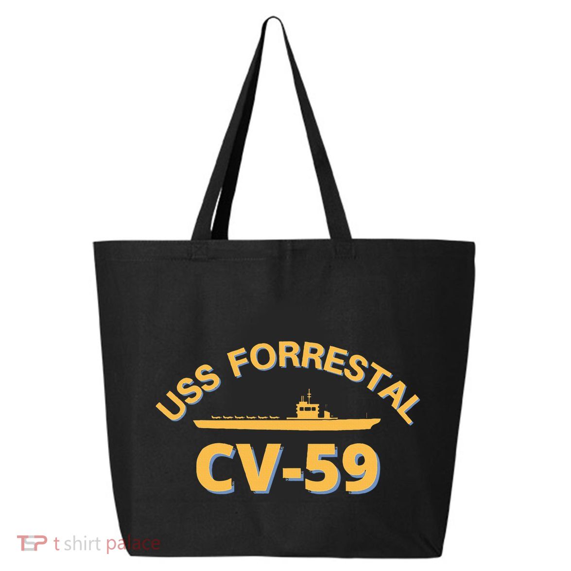 United States Aircraft Carrier Cv59 Uss Forrestal 25L Jumbo Tote