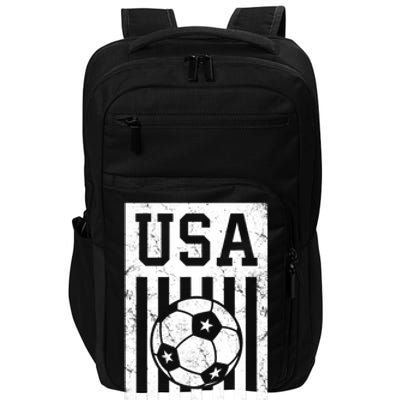 USA Soccer American Flag Soccer Fan Impact Tech Backpack