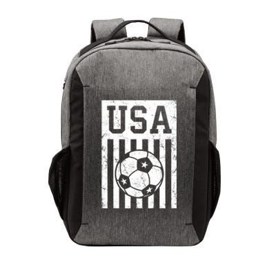 USA Soccer American Flag Soccer Fan Vector Backpack