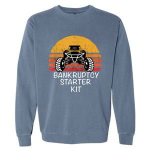 UTV SXS ATV FUNNY SIDE BY SIDE BK STARTER KIT Garment-Dyed Sweatshirt