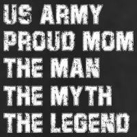 U S Army Proud Mom The The Myth The Legend Gift 7 Panel Mesh Trucker Snapback Hat