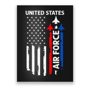 United States Air Force American USA Flag July 4th Patriotic Poster