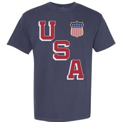 USA Soccer American Team Jersey Garment-Dyed Heavyweight T-Shirt